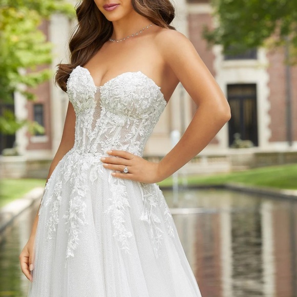 DOMINIQUE MORILEE WEDDING DRESS - Picture 1 of 12